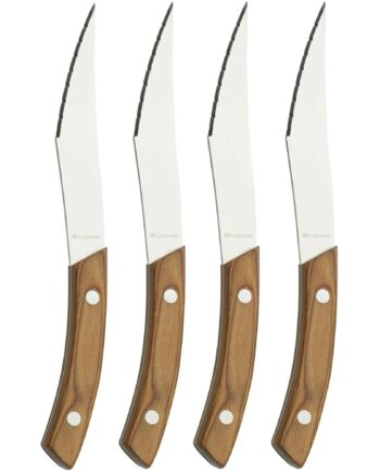 Ck40a Napoli Pizza- Og Steakknive  Lyst Træ    Stk