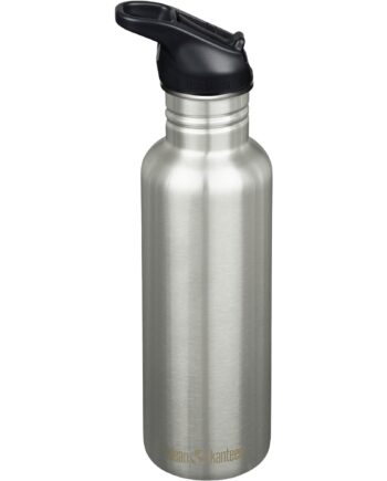 Classic Flip Seal Sport Vandflaske 800ml  Børstet Stål
