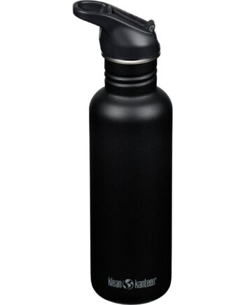 Classic Flip Seal Sport Vandflaske 800ml  Sort