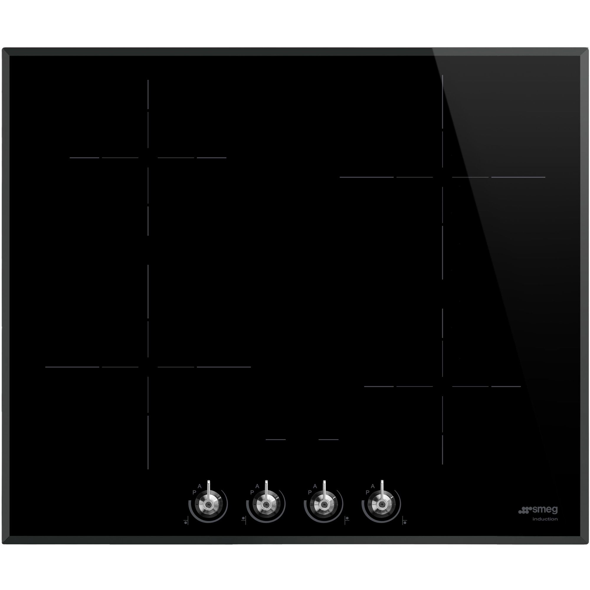 60cm Victoria Classic Induktionskogeplade Ramme Sort