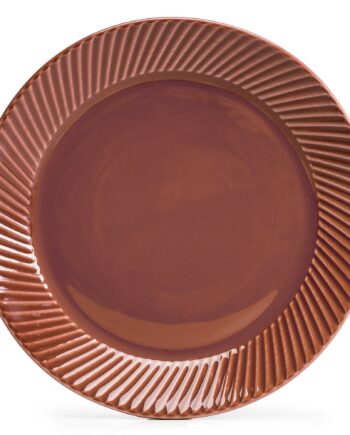 Coffee   More Tallerken 20 Cm  Terracotta