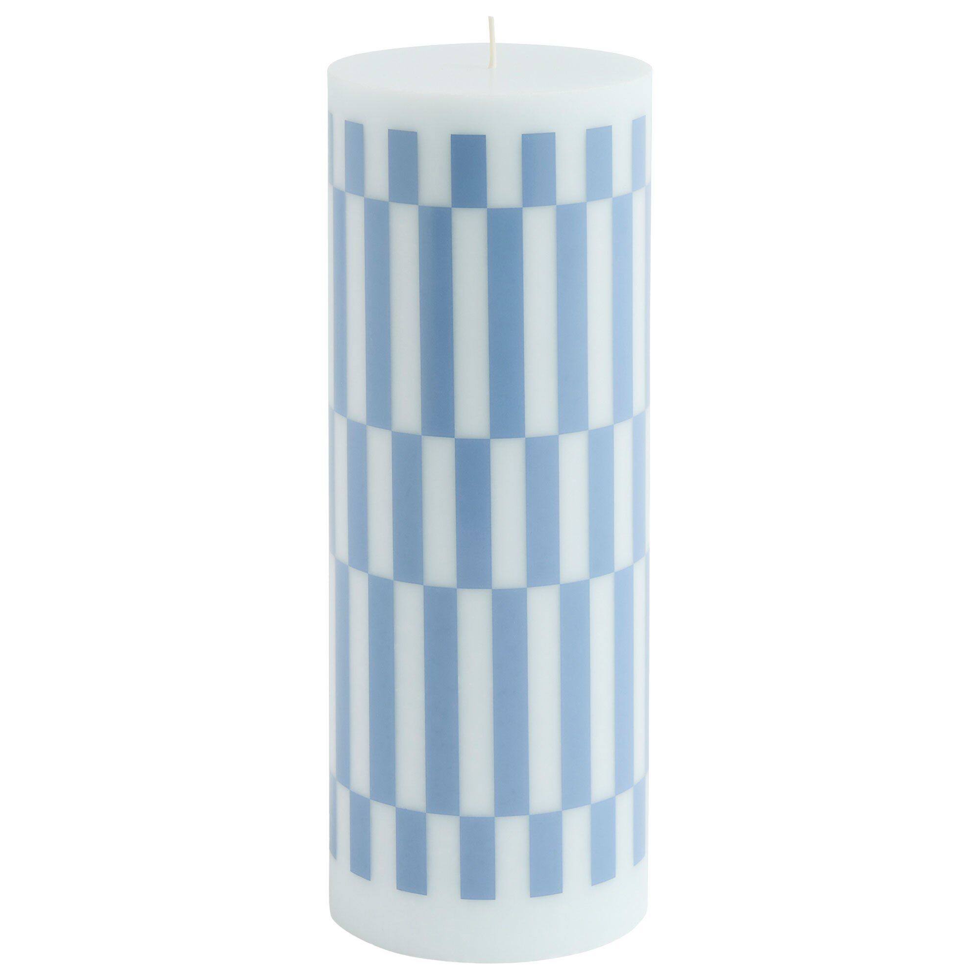 Column Lys Large Light Blue Dusty Blue Check