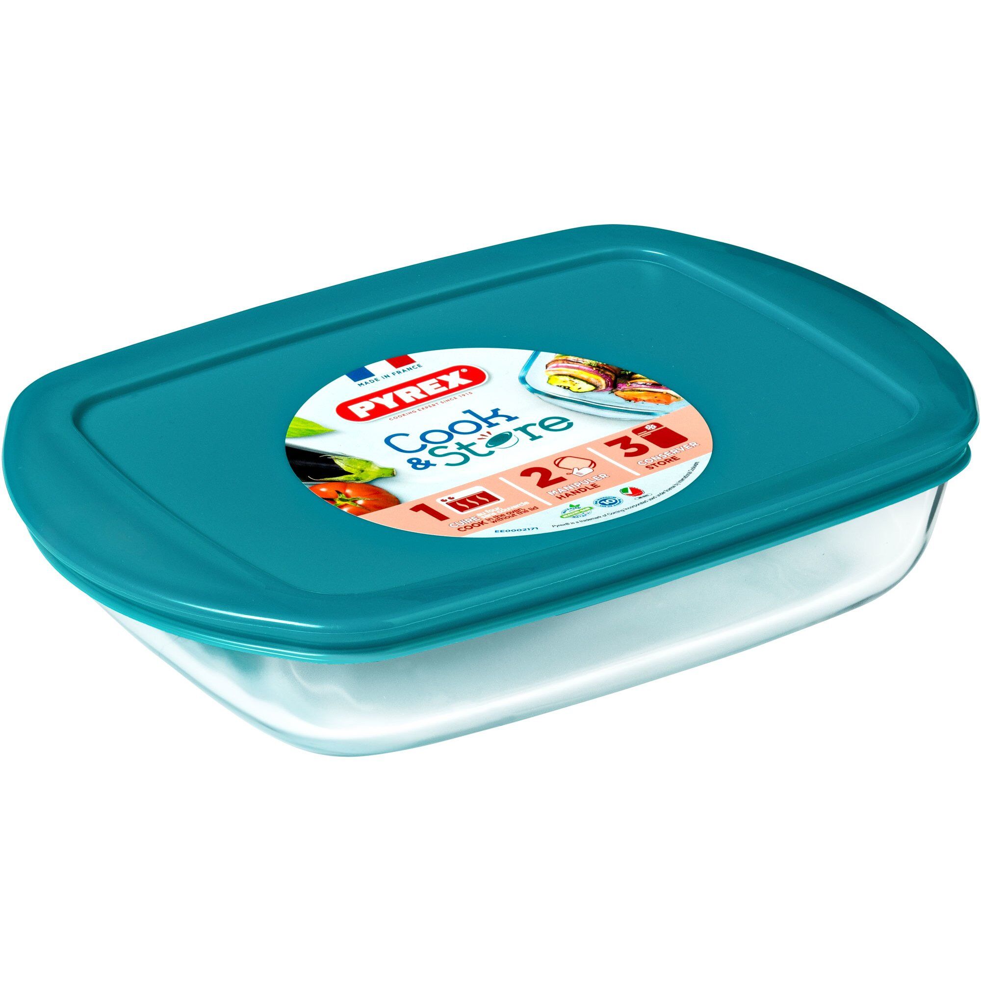 Cook Store Glasform Med Låg Liter