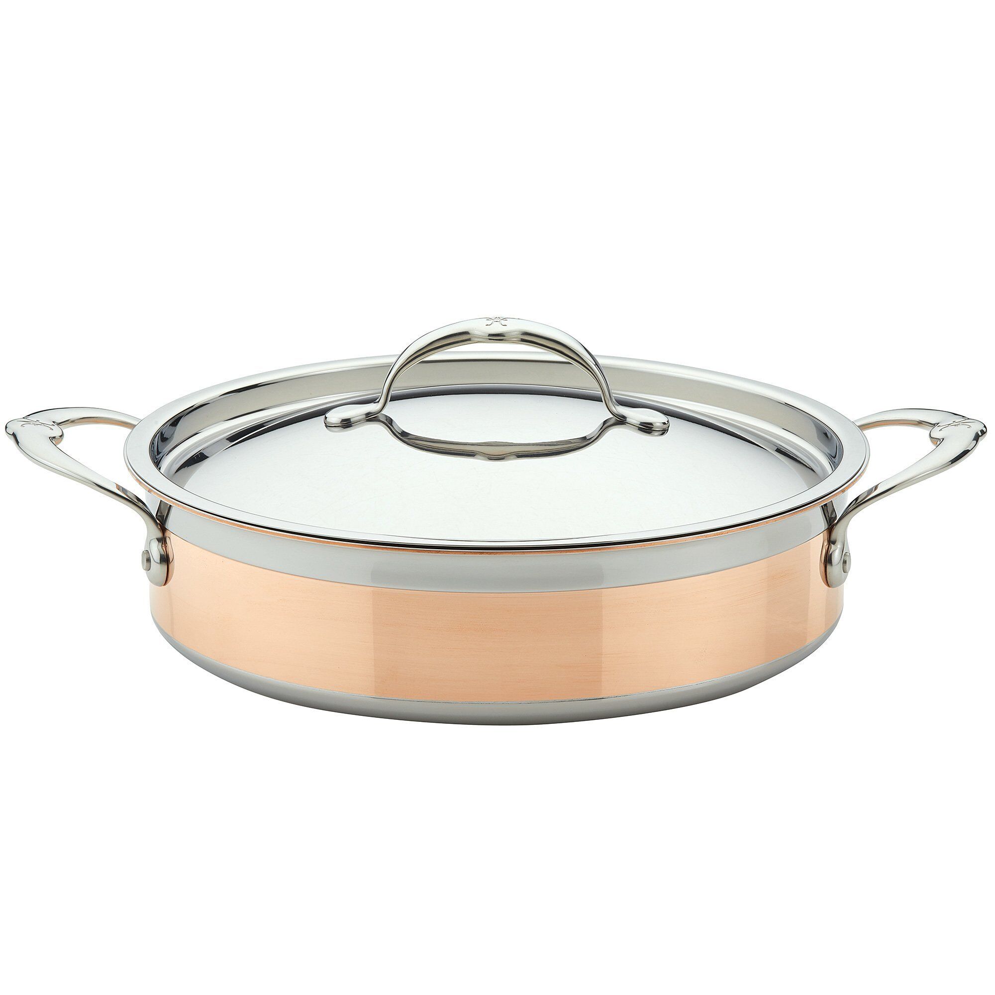 Copperbond Sauterpande Med Låg 26 Cm
