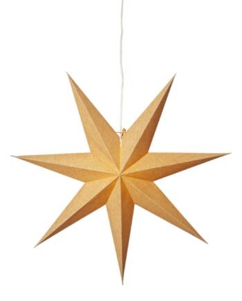 Cotton Papirsstjerne  60 Cm  Guld