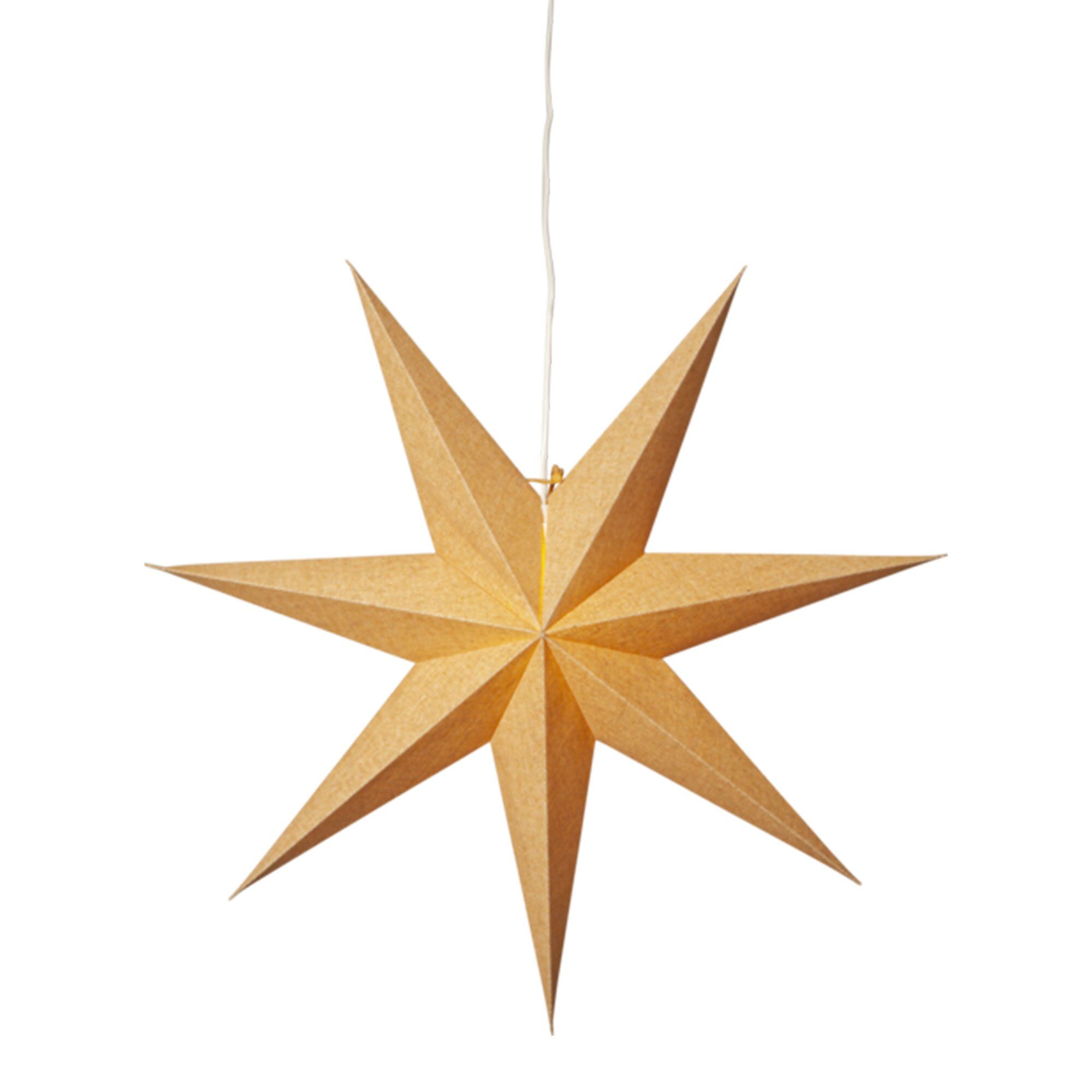 Cotton Papirsstjerne 60 Cm Guld
