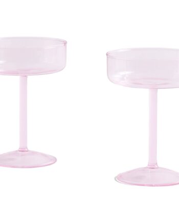 Coupéglas   Stk  Lyserød