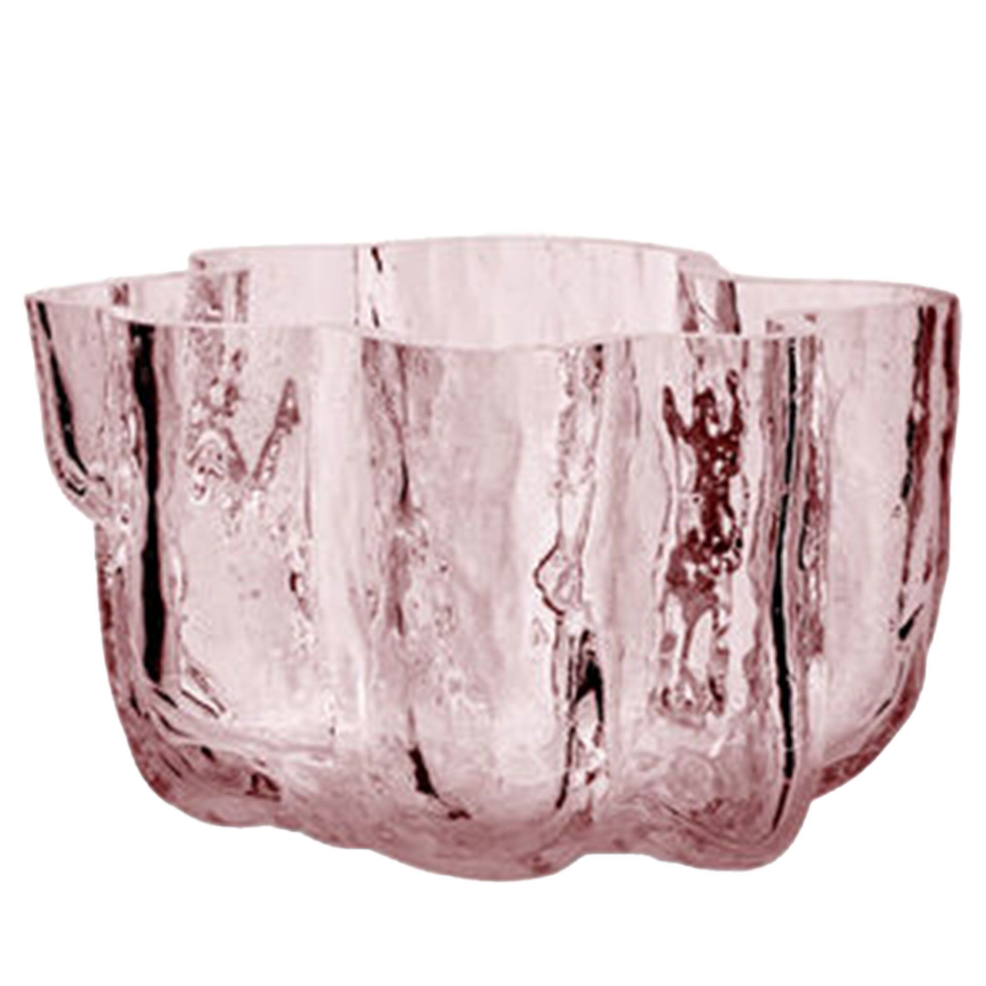 Crackle Lysestage Cm Rosa