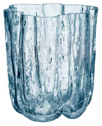 Crackle Vase 12   Cm  Cirkulær