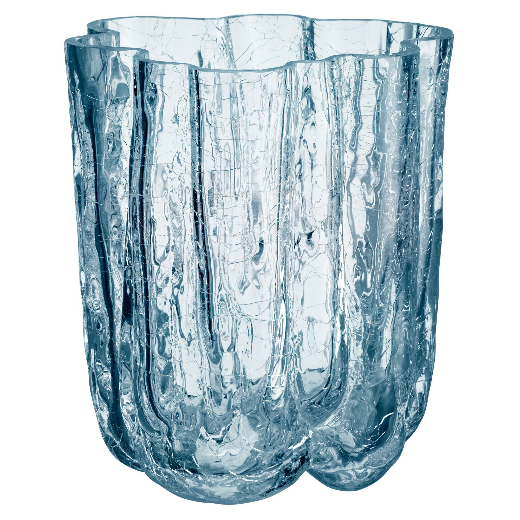 Crackle Vase 12 Cm Cirkulær