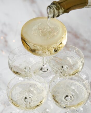 Crispy Gatsby Champagneglas    Stk  Klar