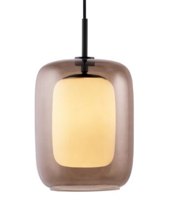 Cuboza Loftslampe  20 Cm  Brun Hvid