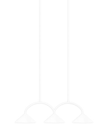 Curve   Pendel Lampe  Hvid
