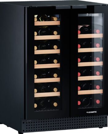 D42b Vinkøleskab    Temperaturzoner  42 Flasker  Sort