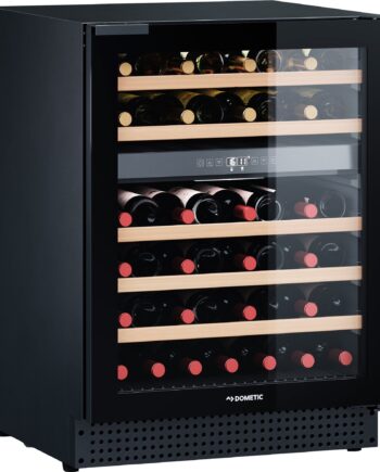 D46b Vinkøleskab    Temperaturzoner  46 Flasker  Sort