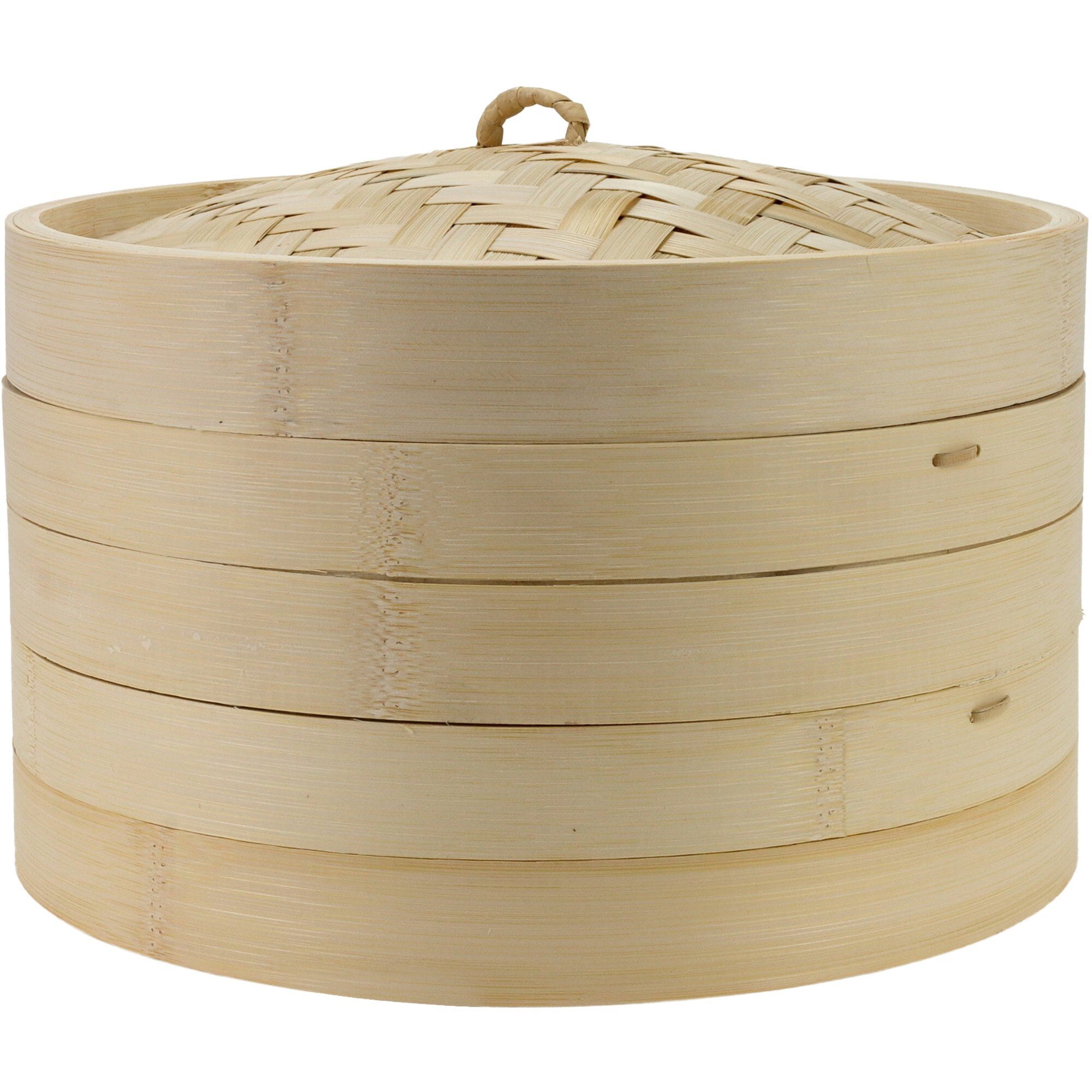 Dampkoger Lag Med Låg 27 Cm Bambus