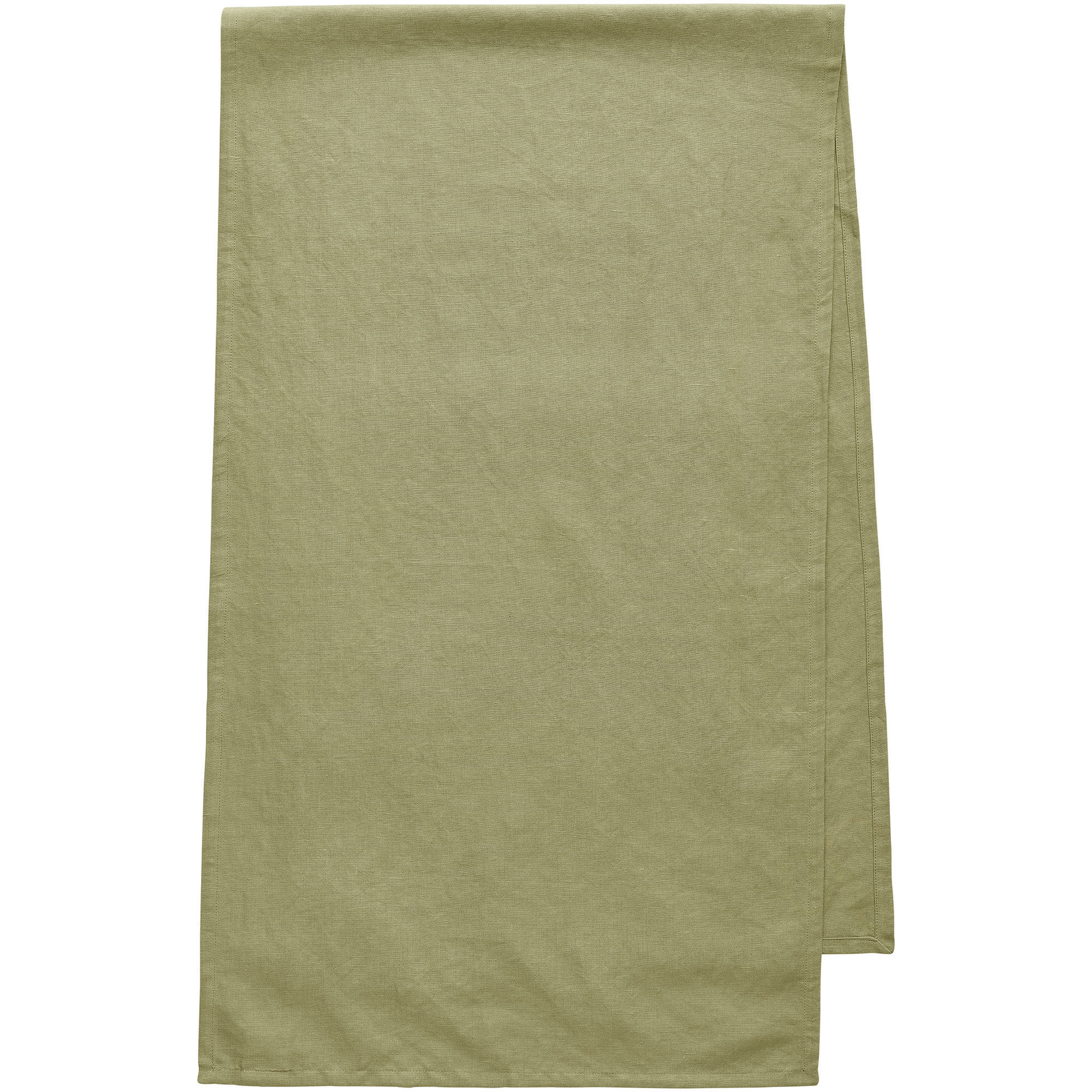 Decotique Sienna Bordløber Hør 150 45 Cm Grøn