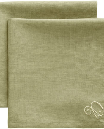 Decotique Sienna Hørservietter 45   45 Cm  -pak  Grøn