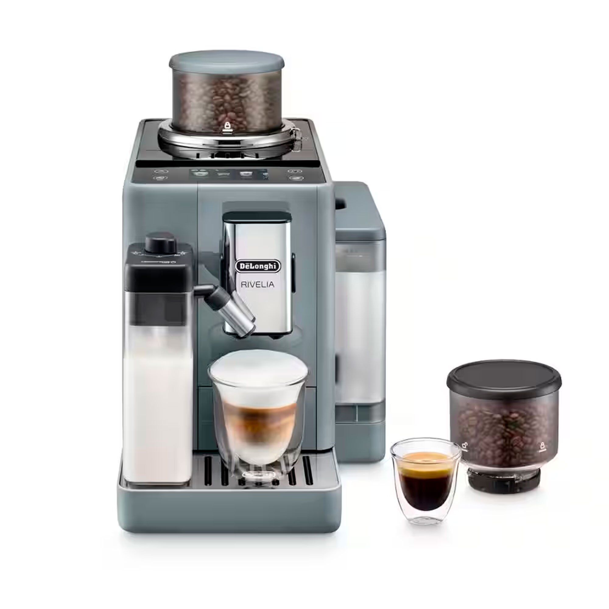 Delonghi Rivelia Exam440 55 Helautomatisk Kaffemaskine Grå