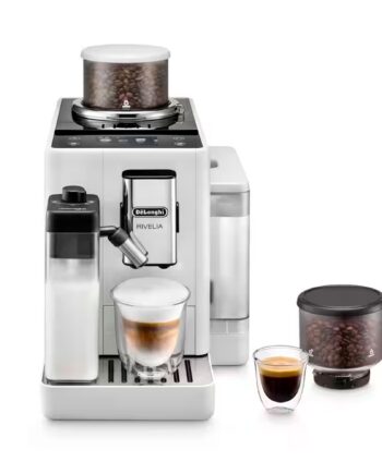Delonghi Rivelia Exam440 55   Helautomatisk Kaffemaskine  Hvid