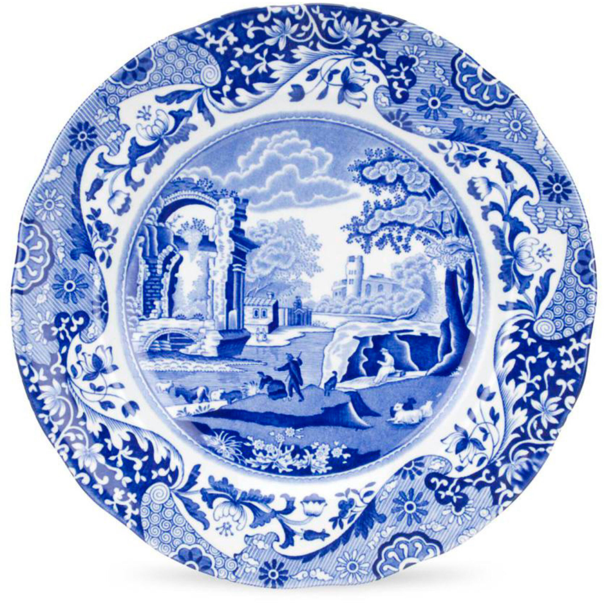 Desserttallerken 39 Blue Italian 23 Cm