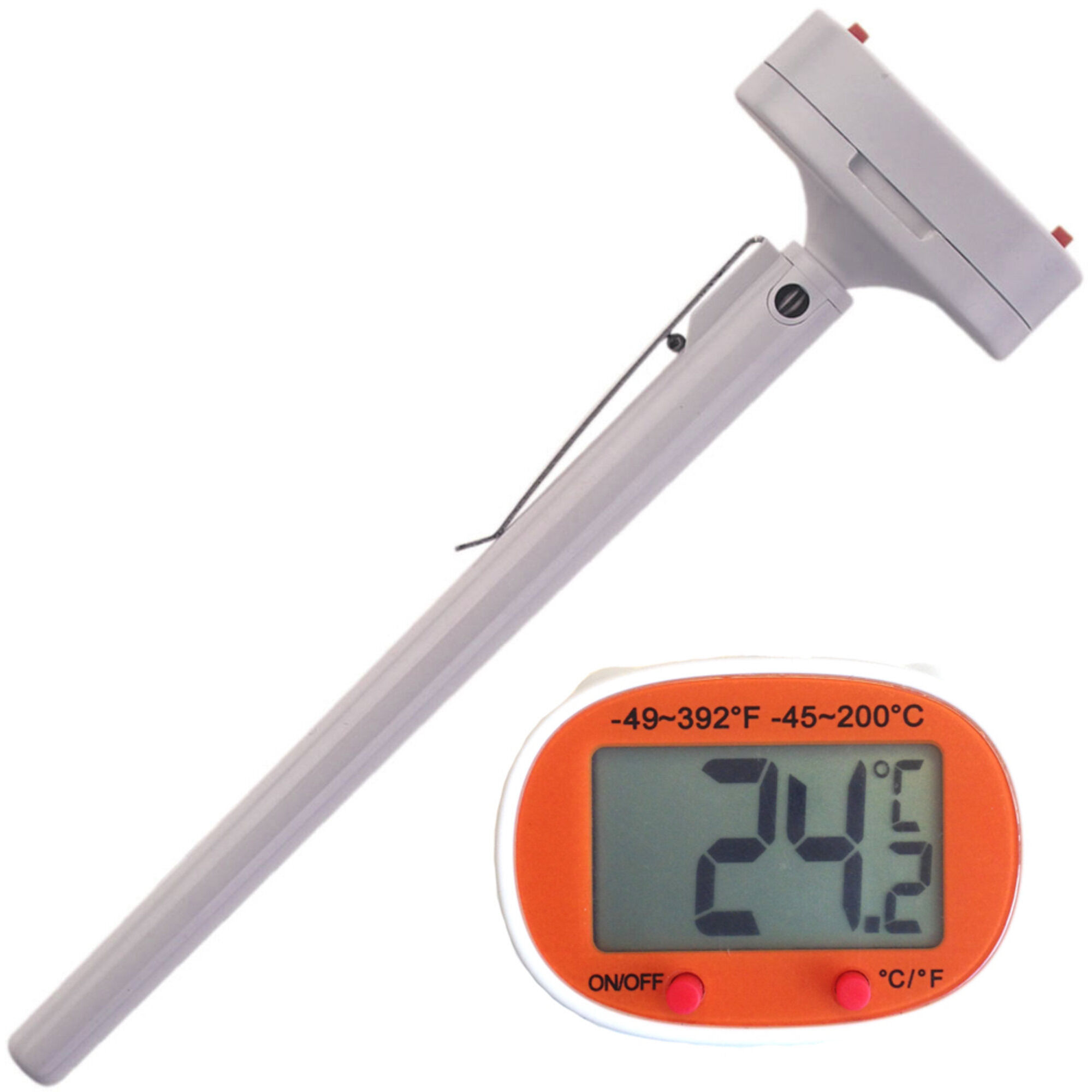 Digital Husholdningstermometer Med Holder