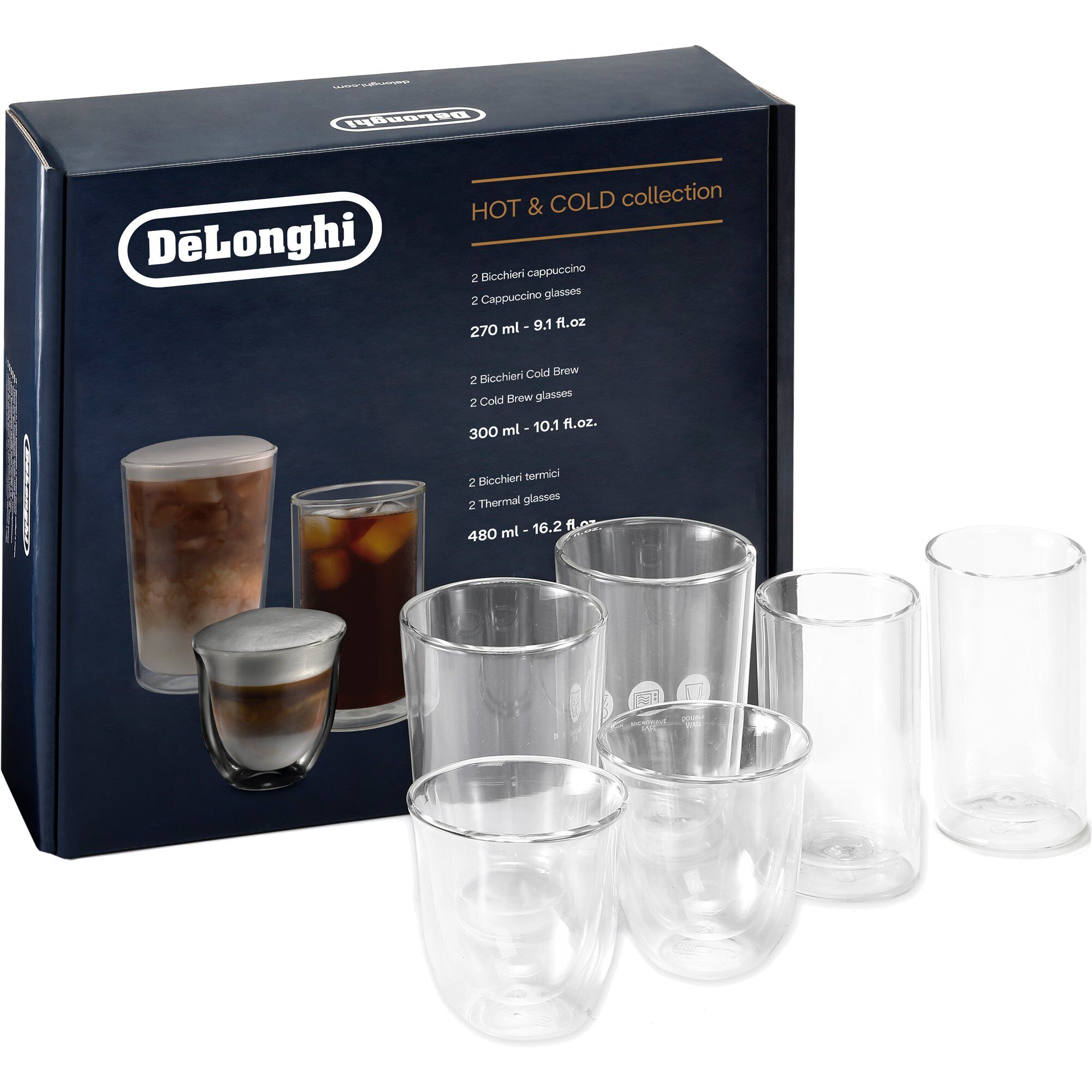 Dobbeltvæggede Glas -pak