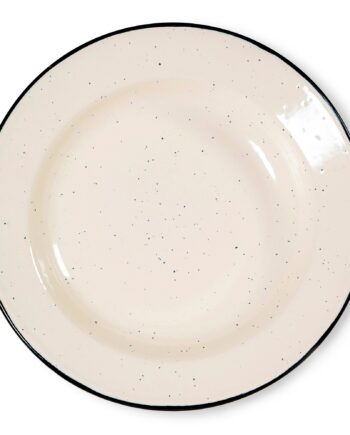 Doris Emaljetallerken  Beige