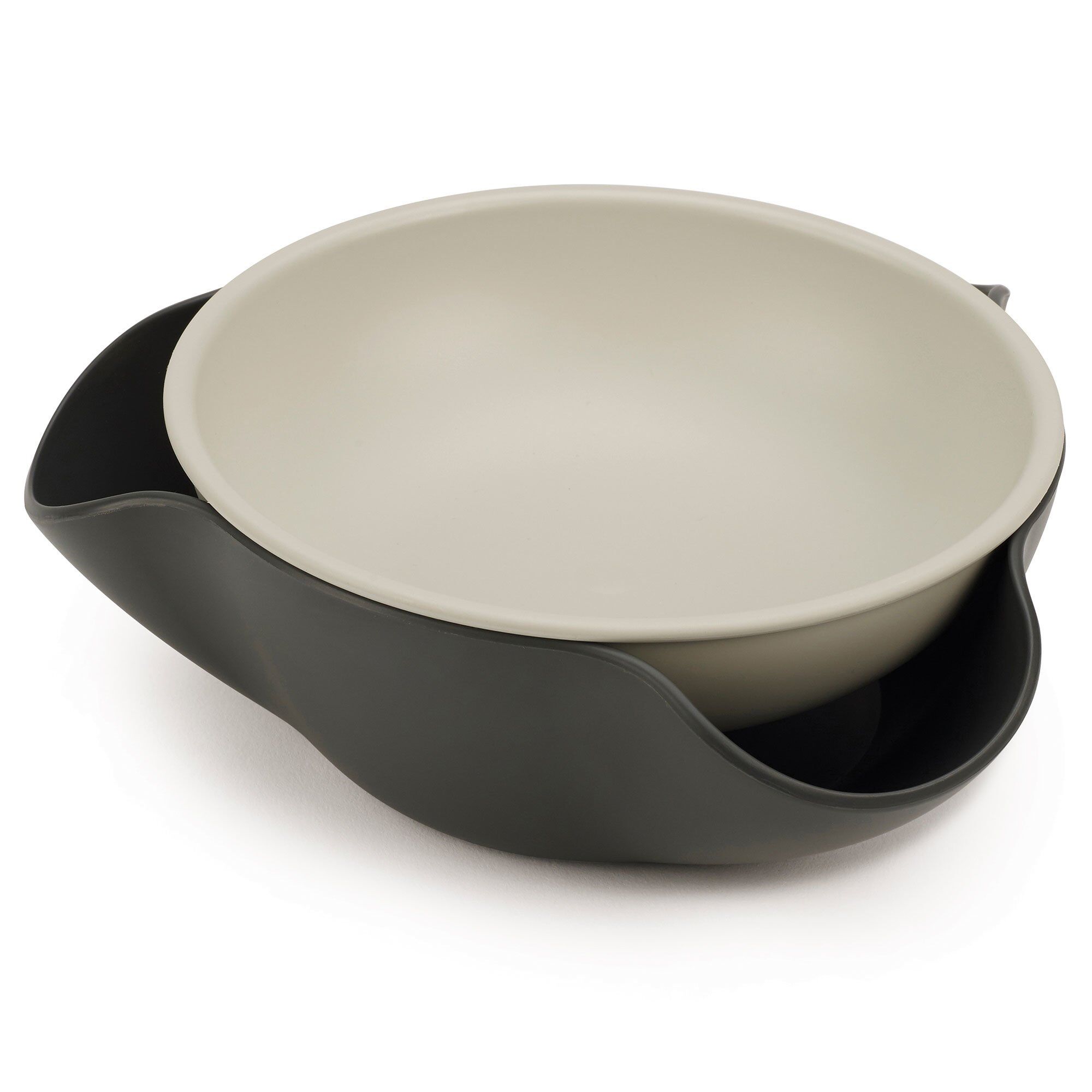 Double Dish Serveringsskål 17 Cm Grå