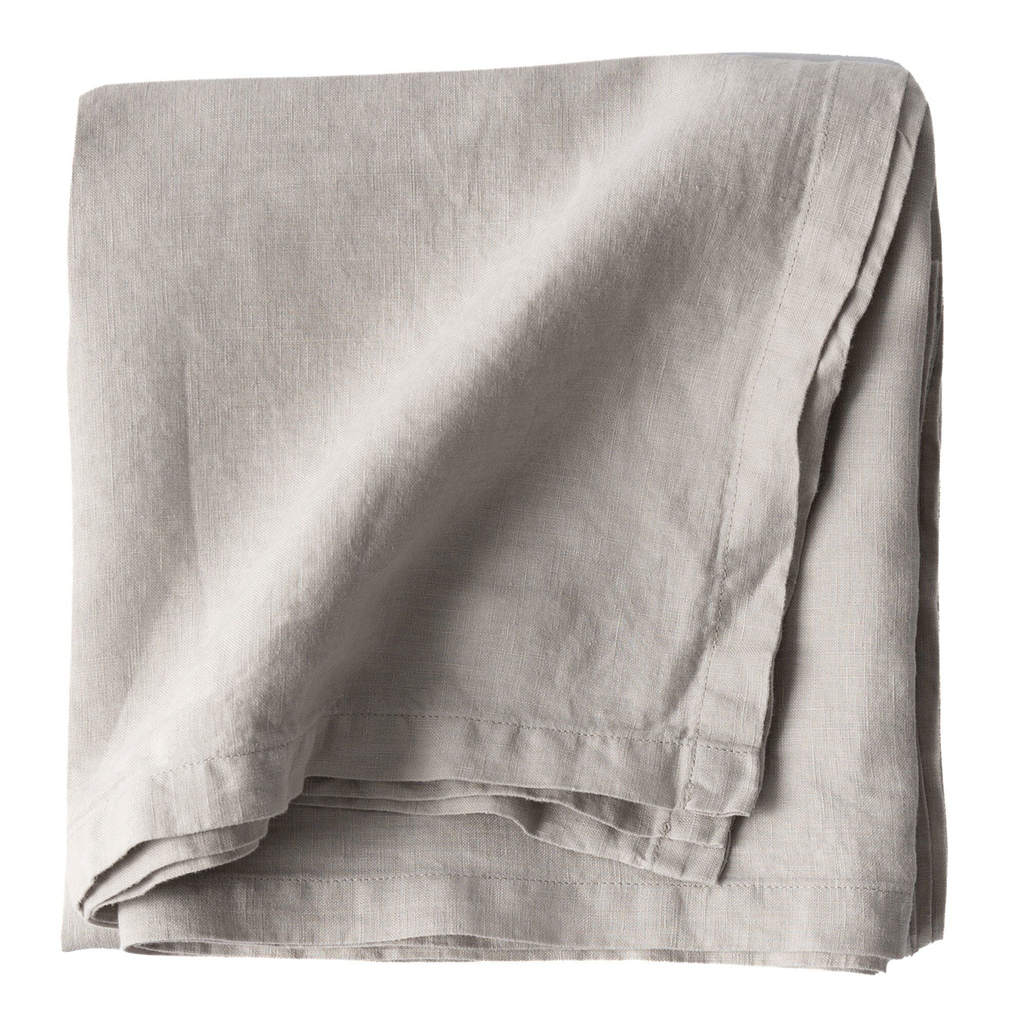 Dug Hør 145 145 Cm Warm Grey