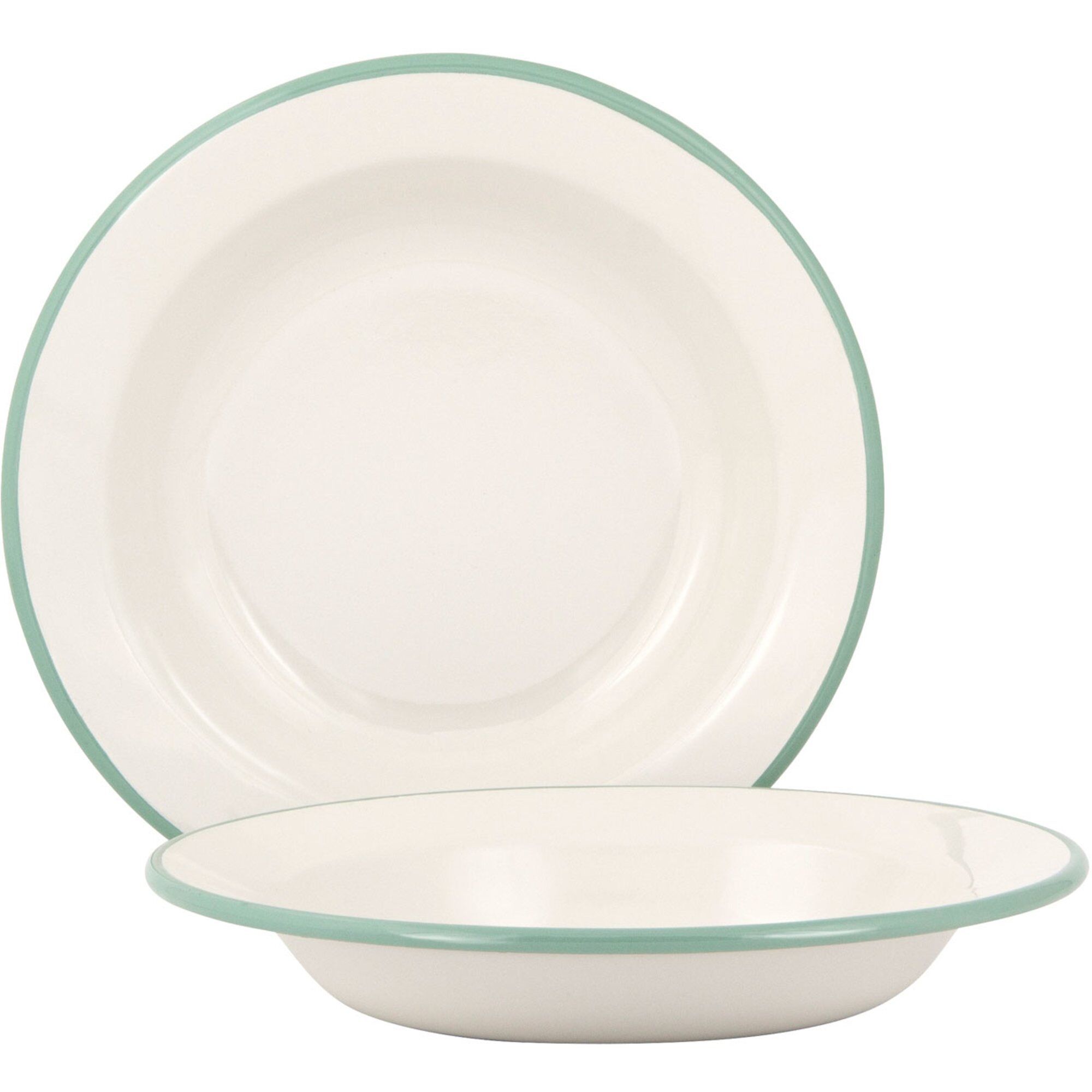 Dyb Tallerken 22 Cm Creme