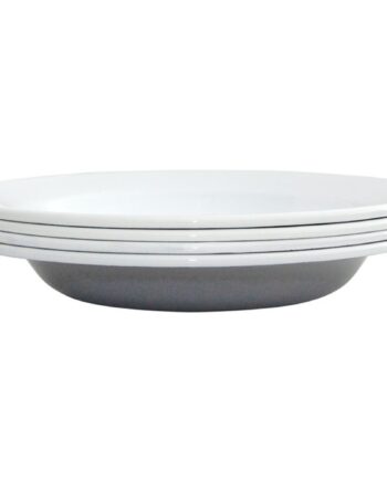 Dyb Tallerken 22 Cm    Stk  Grå