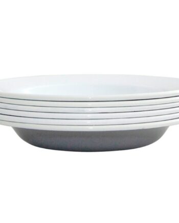 Dyb Tallerken 22 Cm    Stk  Grå