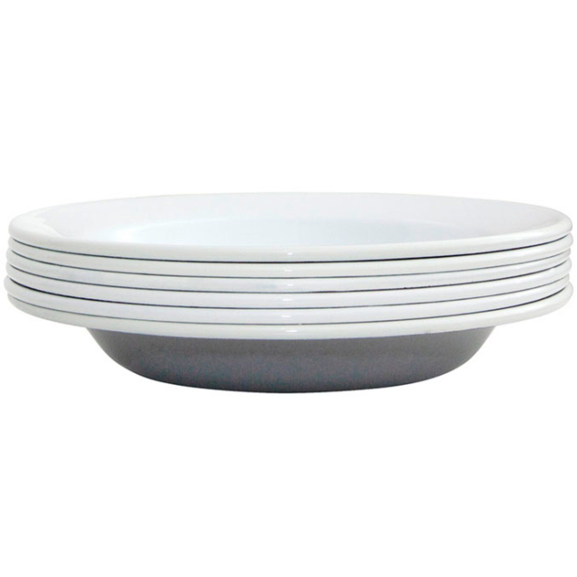Dyb Tallerken 22 Cm Stk Grå