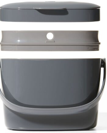 Easy-clean Kompostbeholder        Charcoal