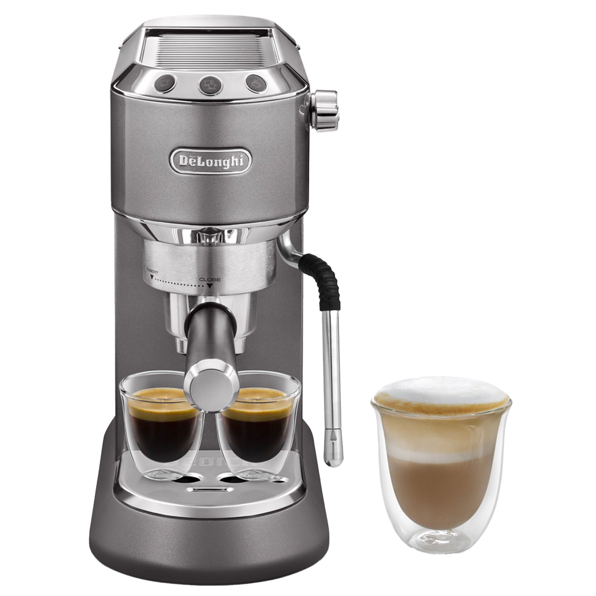 Ec885 Dedica Arte Espressomaskine Grå