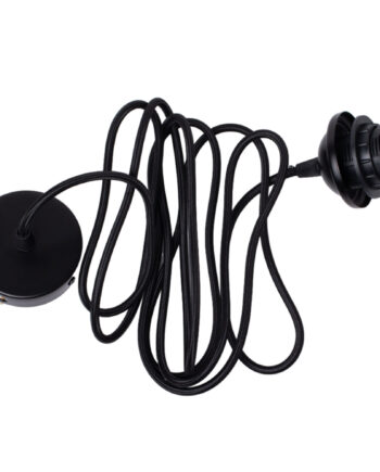 Edgeform E27 Pendelledning   Meter  Sort