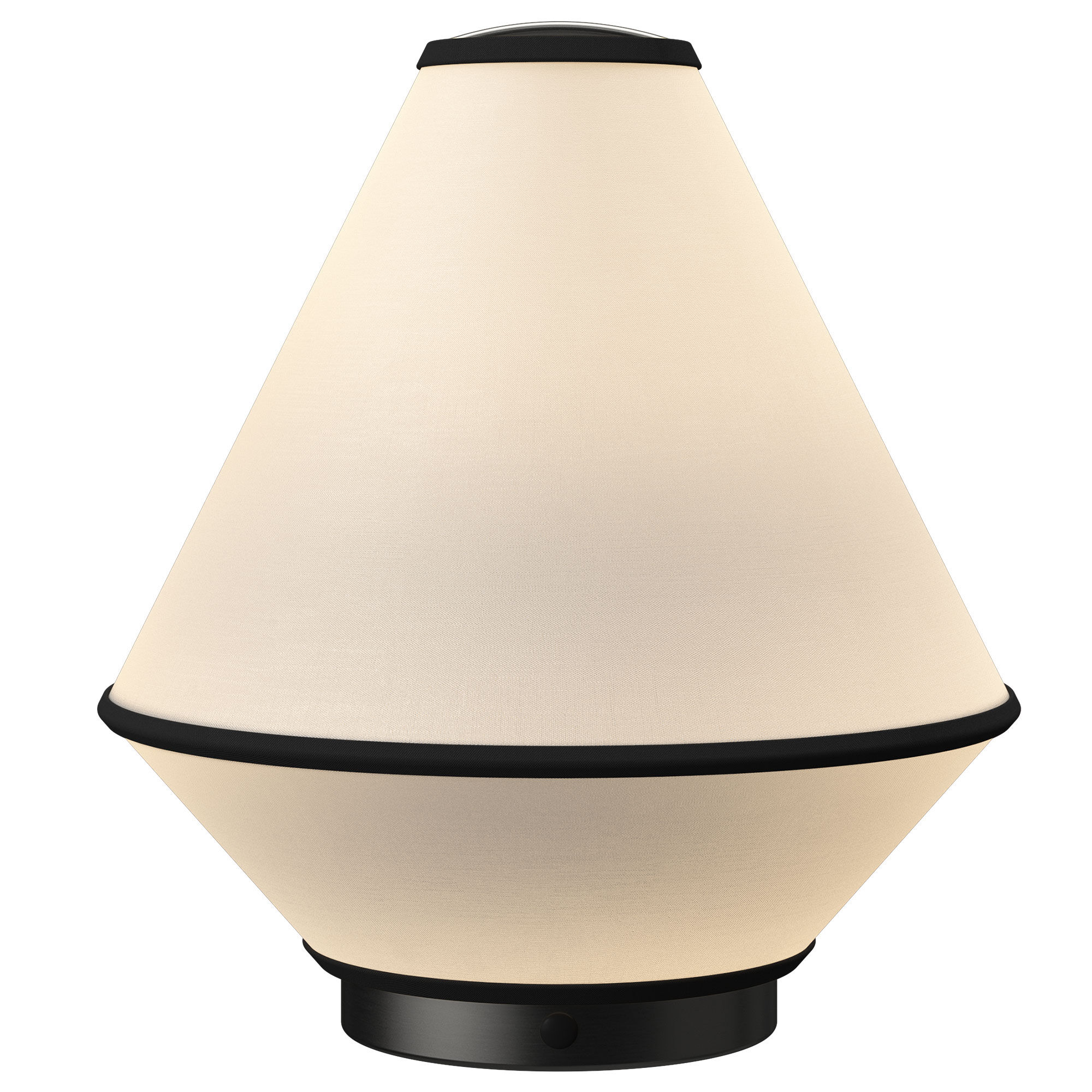 Edgeform Tafta Portabel Bordlampe Sort Off-white
