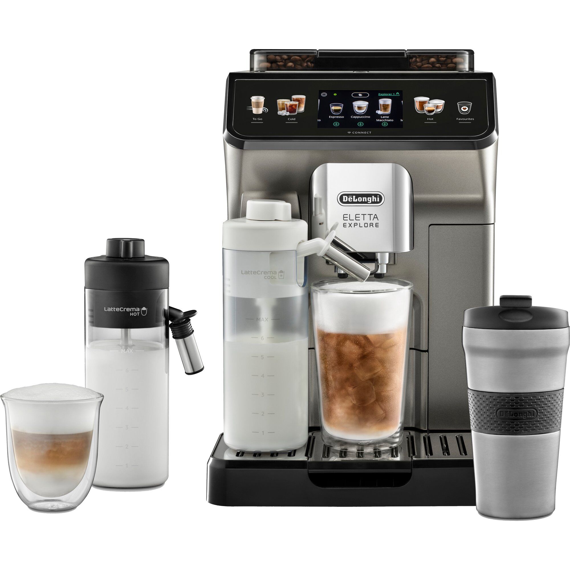 Eletta Explore Ecam450 86 Espressomaskine Titanium