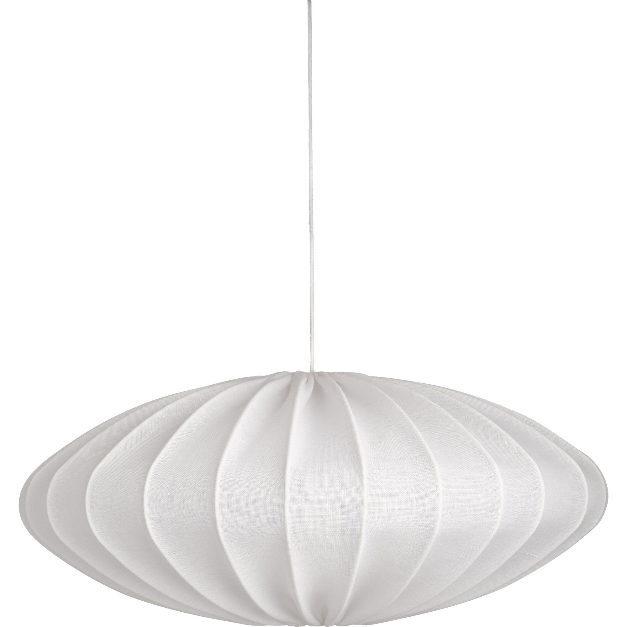 Ellipse Loftslampe 65 Cm Hør Hvid