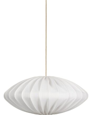 Ellipse Loftslampe  80 Cm  Hør  Hvid