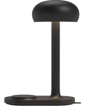 Emendo Lampe Med Qi Trådløs Oplader  Black