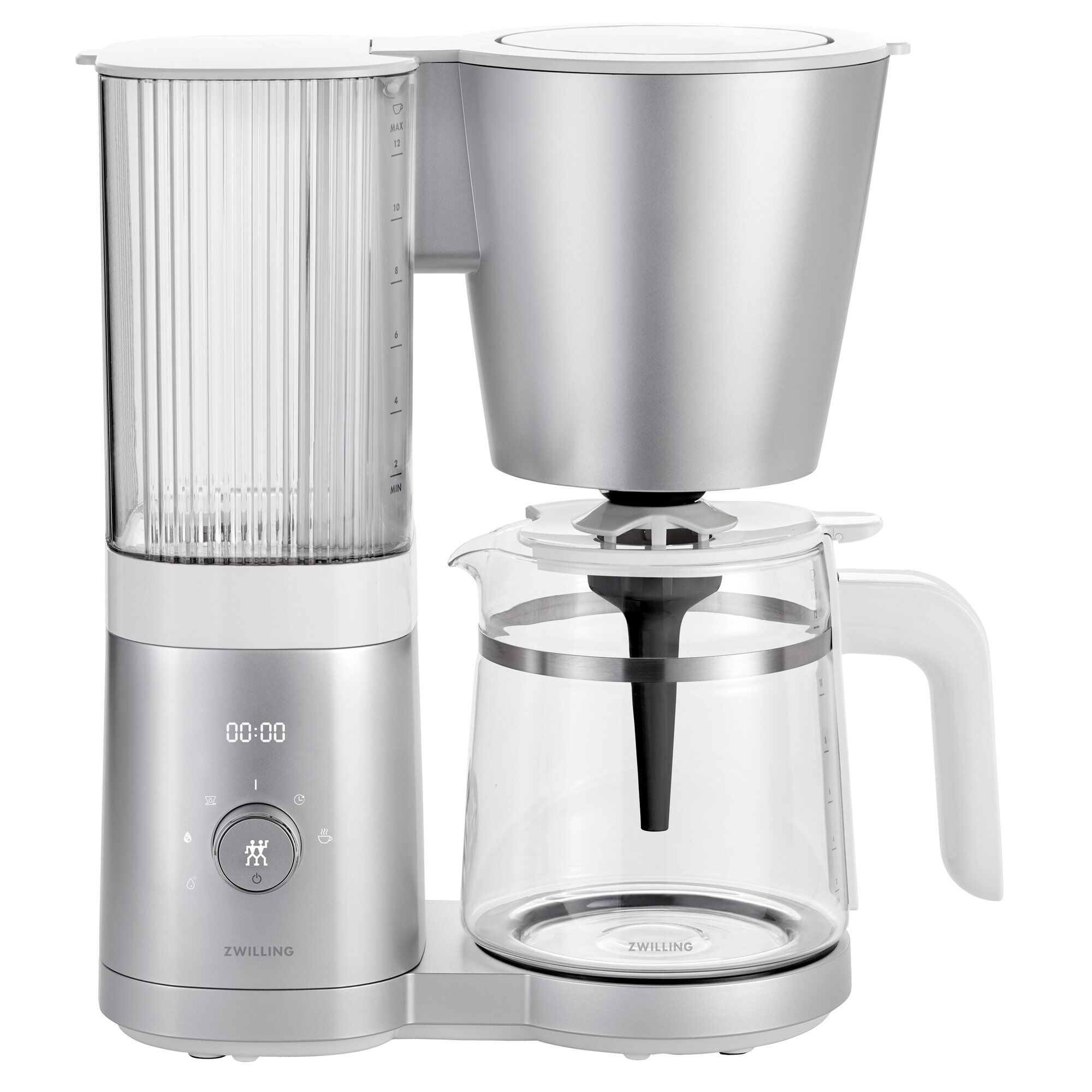Enfinigy Kaffemaskine Liter Sølv Hvid