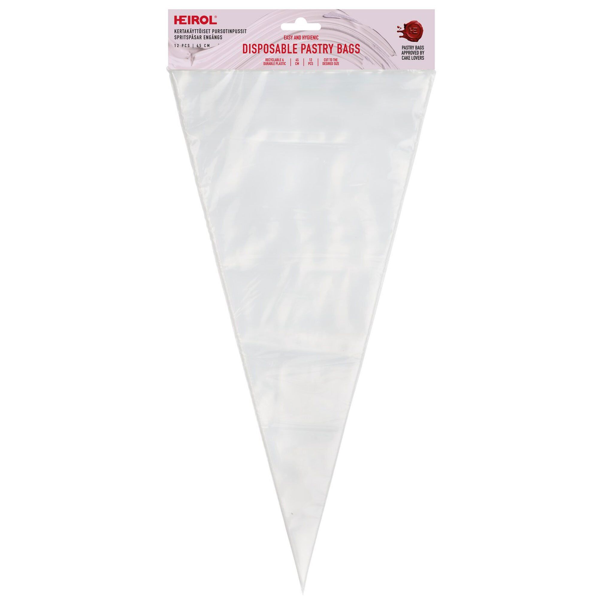Engangssprøjteposer 45 Cm 12 Stk