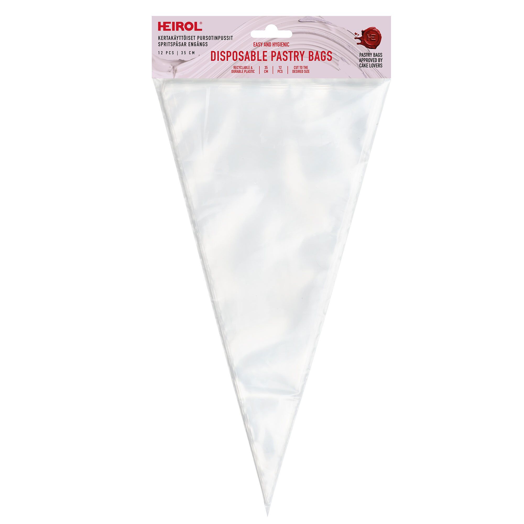 Engangssprøjteposer 35 Cm 12 Stk