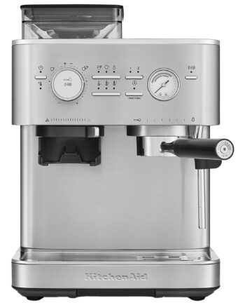 Espressomaskine Med Kaffekværn  Stainless Steel