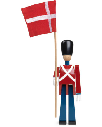 Fanebærer Med Tekstilflag