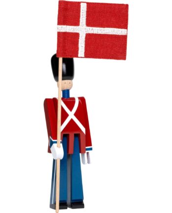 Fanebærer Med Tekstilflag  Mini