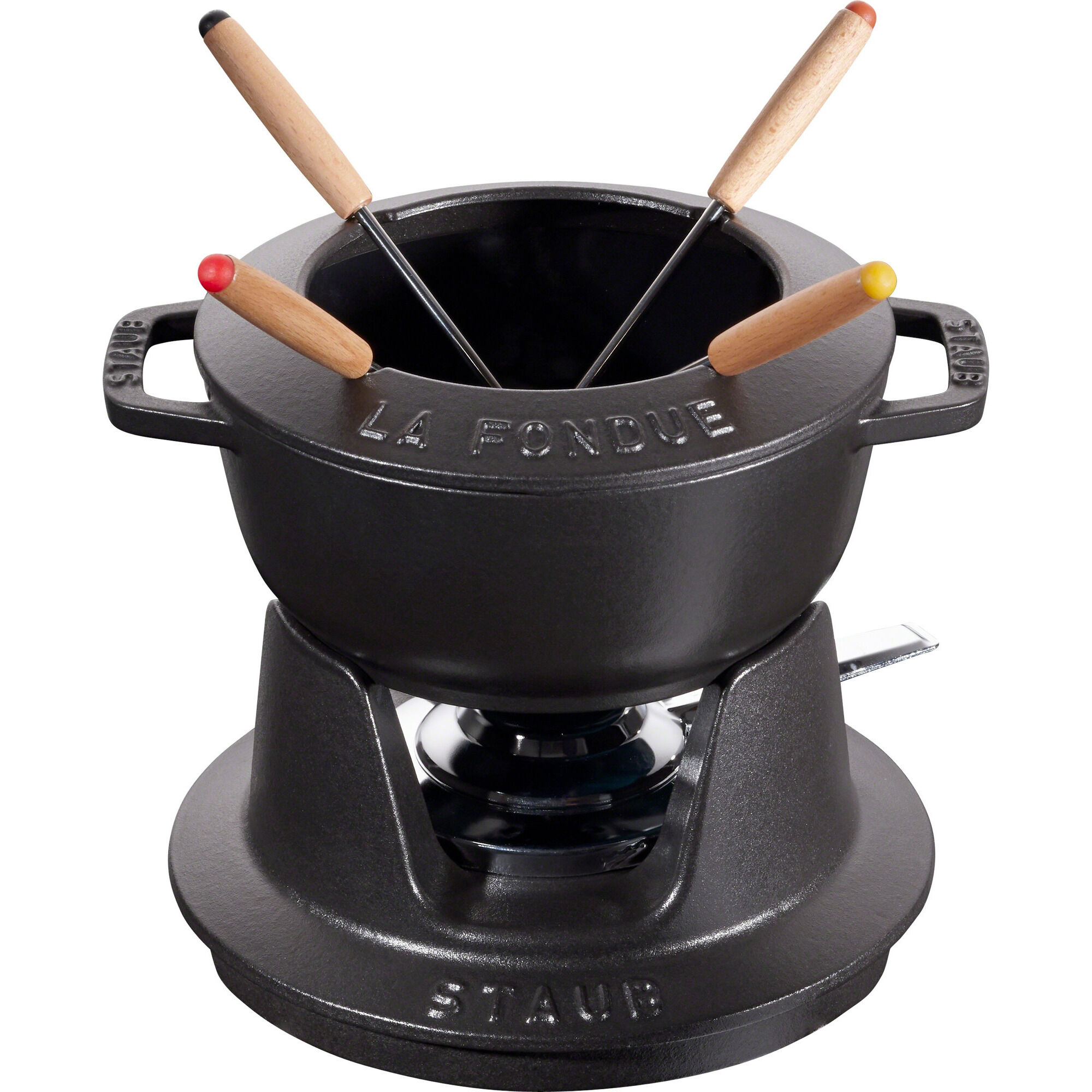 Fonduesæt 16 Cm Sort Med Blank Inderside