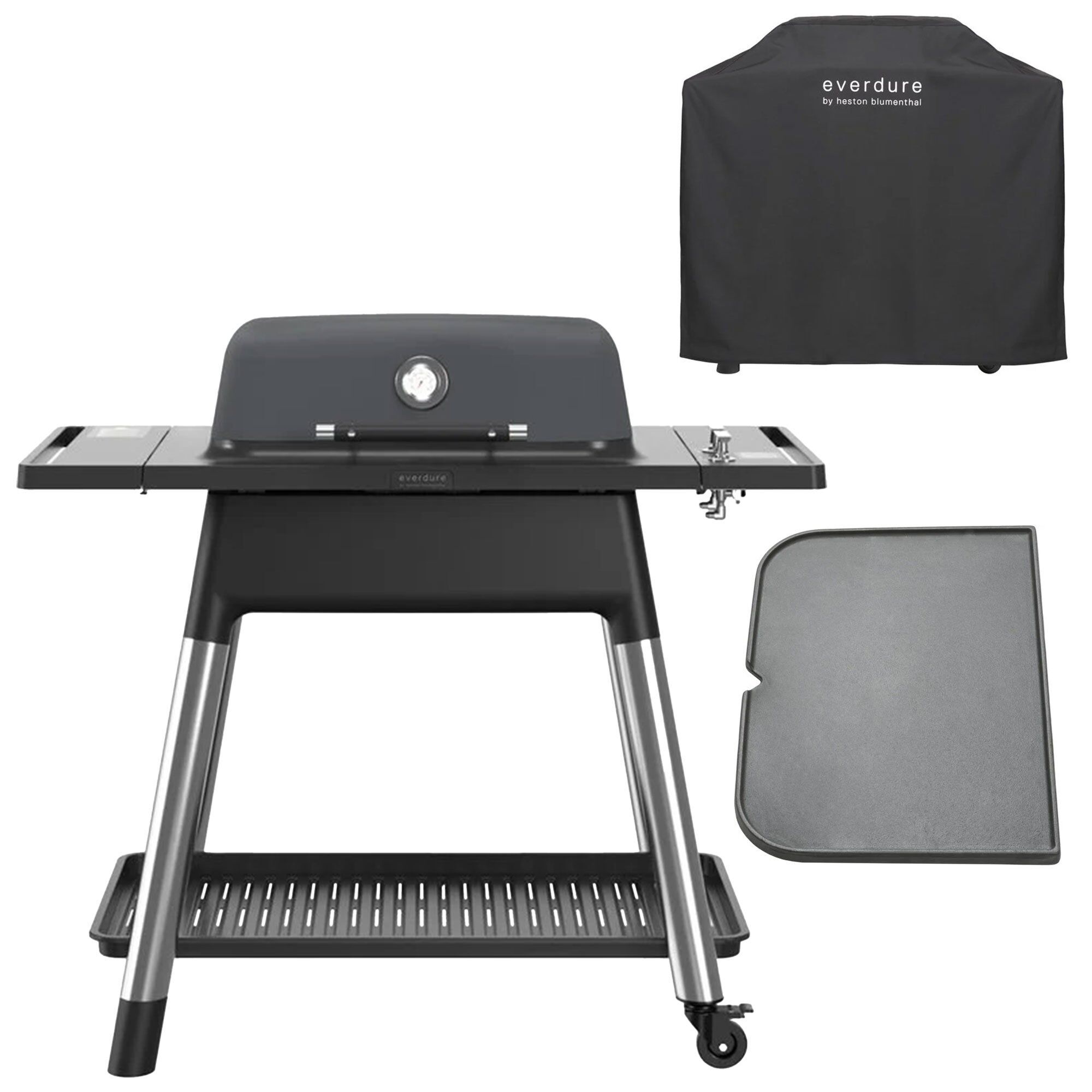 Force Gasgrill Grillbetræk Grillplade Grafit